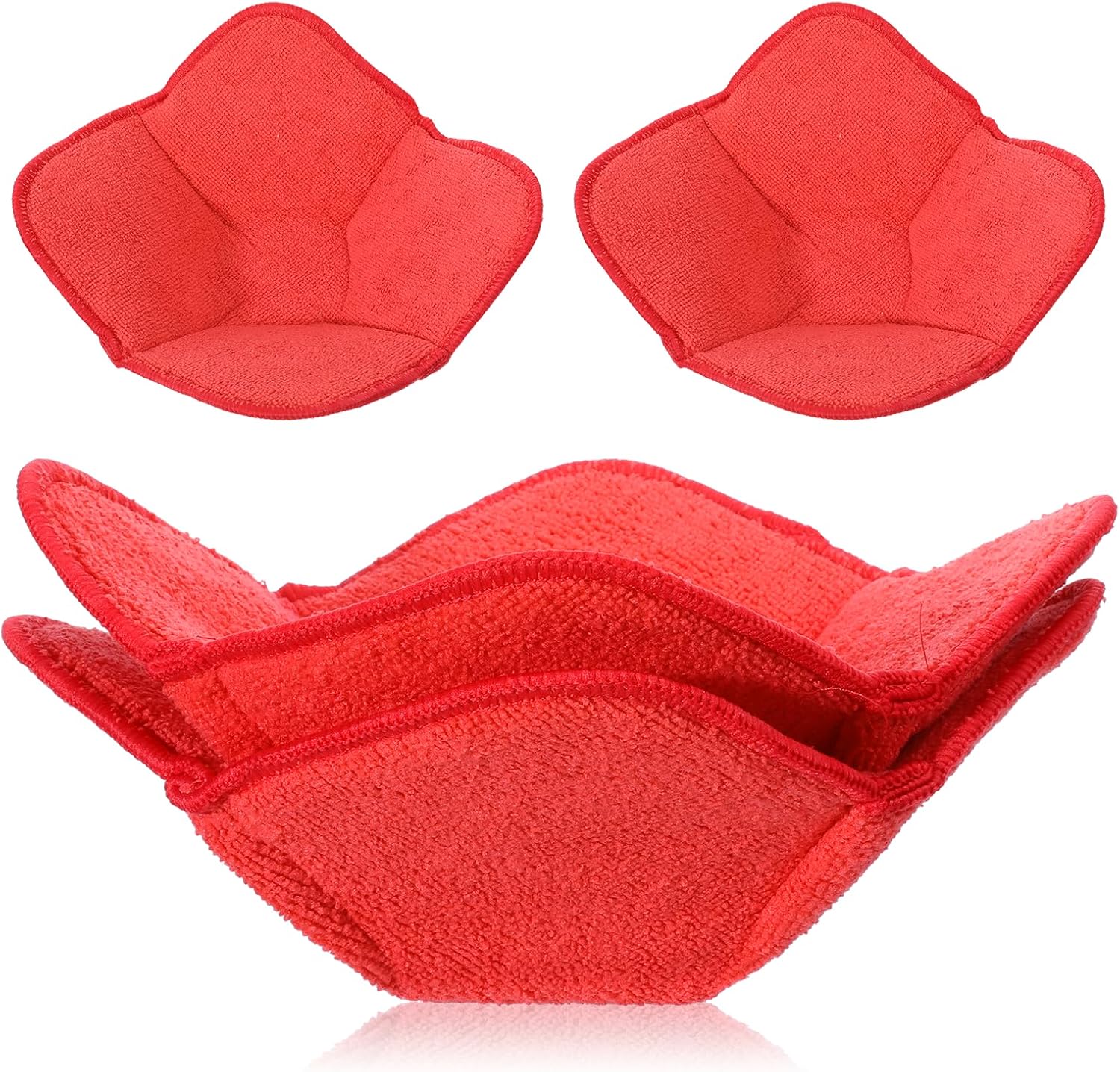 2pcs Microwave Bowl Cozy Holders for Hot Food Hots Pads Microwave Safe Hot Bowl Holders with Heat Resistant Fabric Soup Bowls Potholders Quilted Safe Holder to Prevent Hand Burns Ideal Kitchen Gift