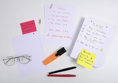 Miniatura 3 de Exacompta n Bristol - Tarjeta de registro cuadrada para impresión, 2.953 x 4.921 in, color blanco, paquete de 100 unidades