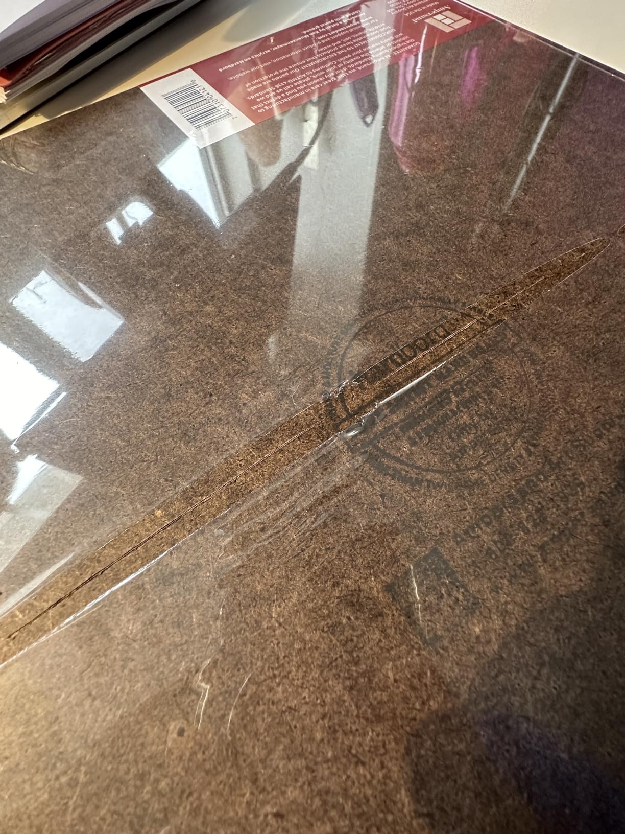 Deep gash on the back