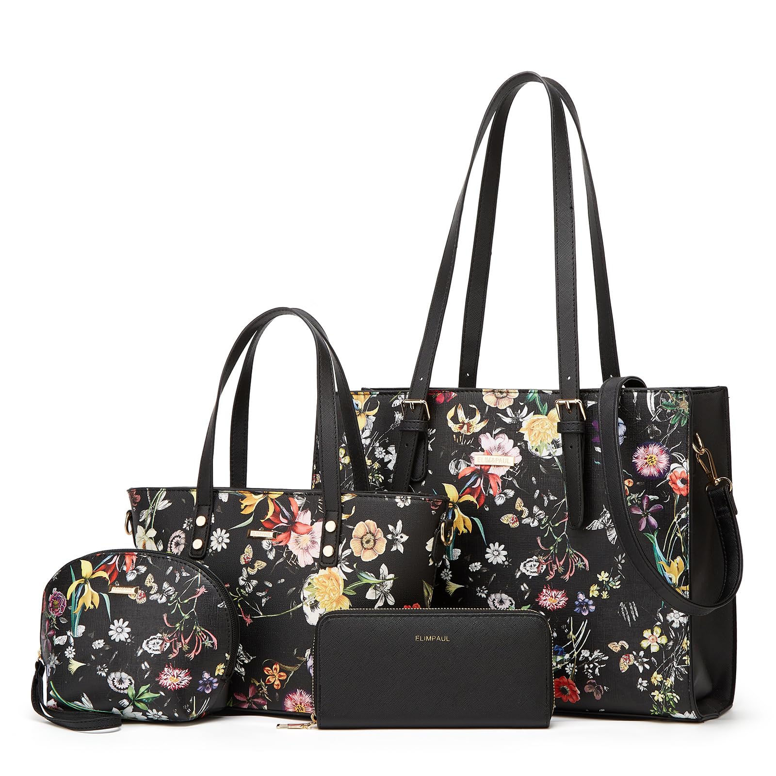 Women Fashion Handbags Tote Bag Shoulder Bags Top Handle Satchel Purse Set