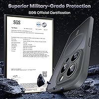 Vista 516 de TOCOL Funda magnética para iPhone 15 Pro Max, protección completa mejorada de la cámara, compatible con Magsafe, protección contra caídas, funda