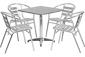 Aluminum 5-Piece Commercial Outdoor Dining Set: A Luxurious Oasis for Your Outdoor Space