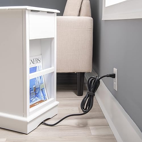 Miniatura 5 de Powell Furniture Butler - Mesa decorativa, color blanco, pequeño