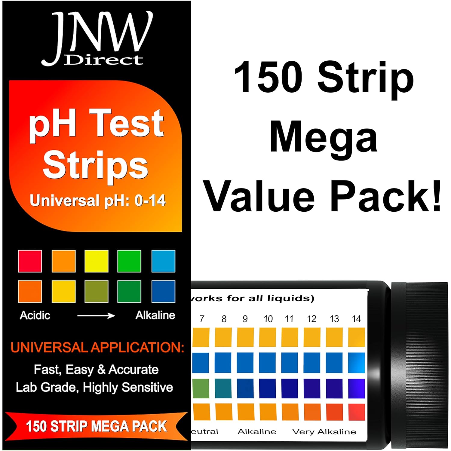 Buy Universal pH Test Strips pH Tester Strips Kit with eBook 150