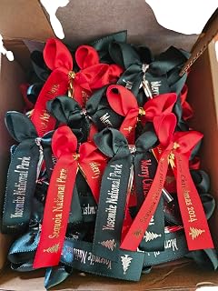Personalized set of 30 favor ribbons, featuring 5/8" satin ribbon. Perfect for events like showers, weddings, baptisms, communions, quincineras, bar mitzvahs, homecoming, prom, reunions, etc