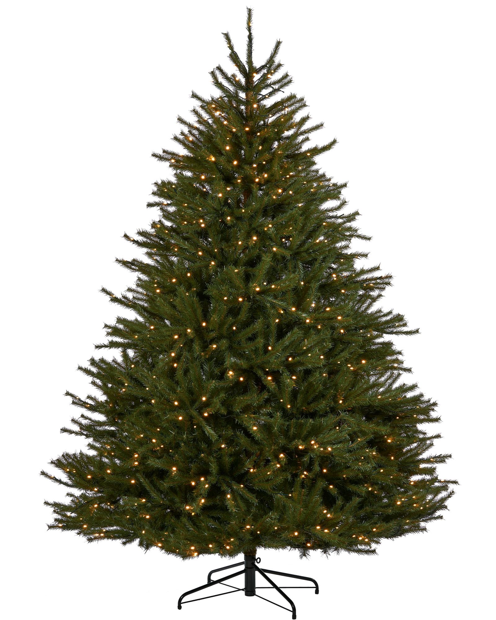 Pre-Lit Foxtail Pine Christmas Tree, 700 Warm White LED Lights