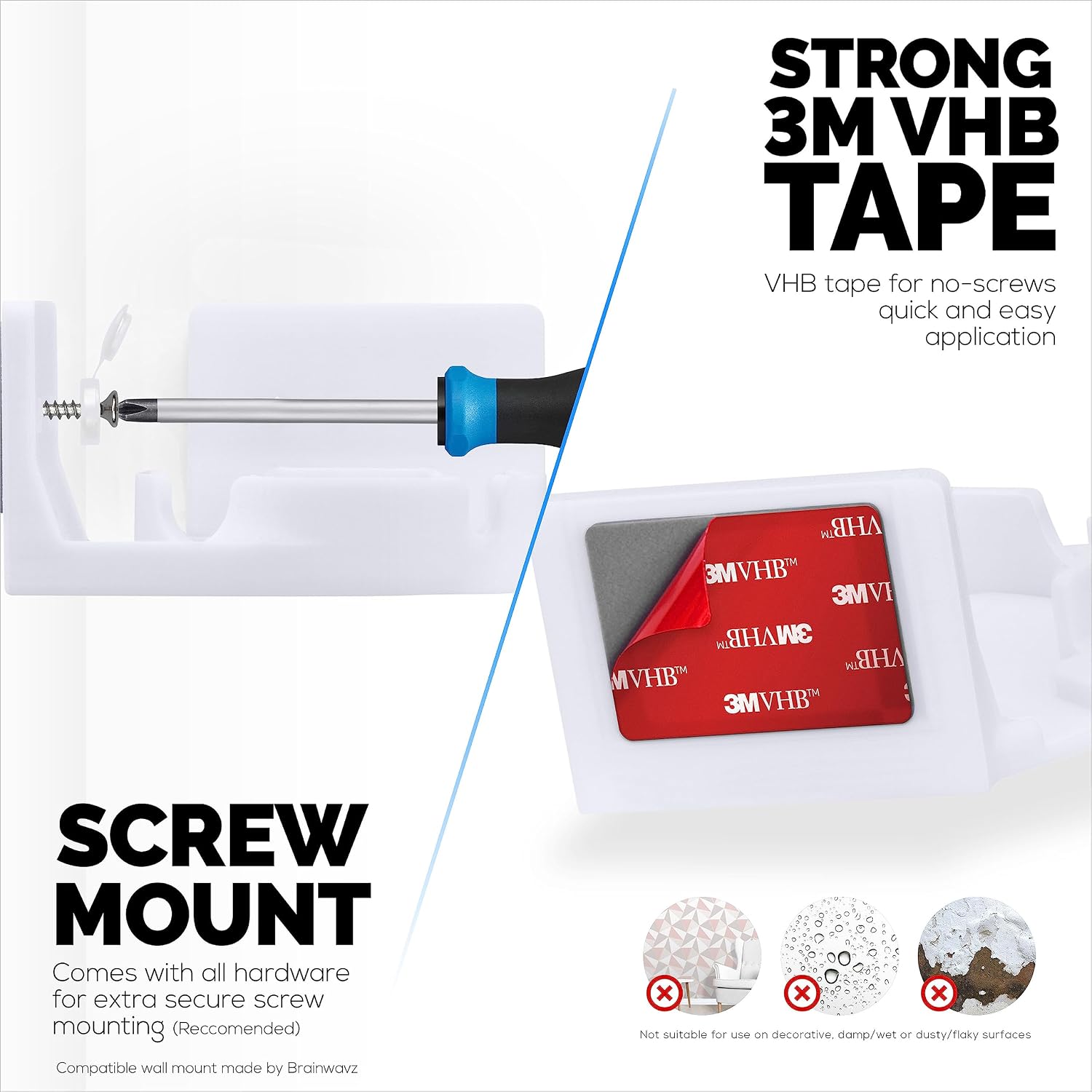 Image illustrating the screw-in mounting process with a screwdriver