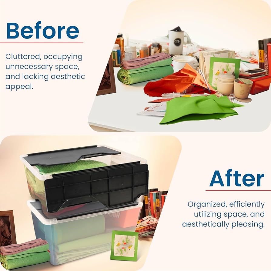 小物入れ ka pillna shops Amazon.com - ORGANIZE-IT!, 6-Pack Flip-Top Tote 28 Qt