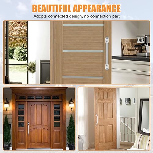 Miniatura 6 de Linkstyle 2 manijas para puerta de entrada de acero inoxidable 304, barra de asistencia de puerta de entrada de acero inoxidable, para RV, barco,