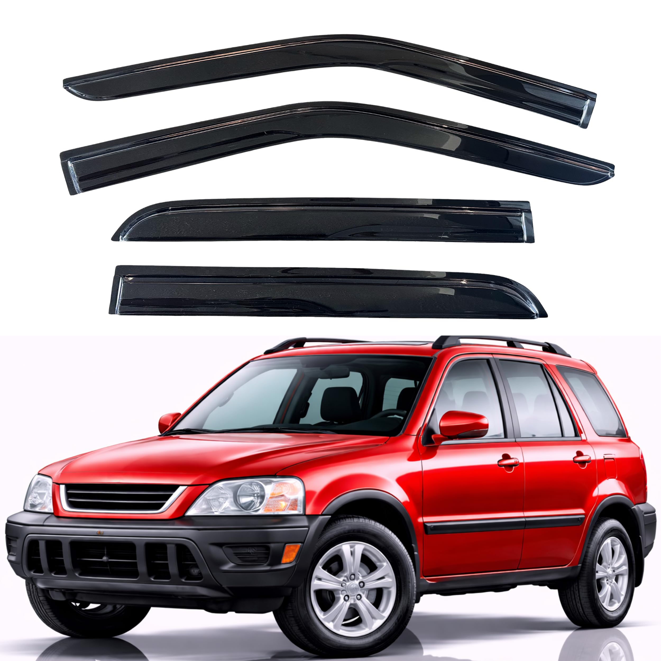 KPY Rain Guards Fit for 1997-2001 Honda CRV