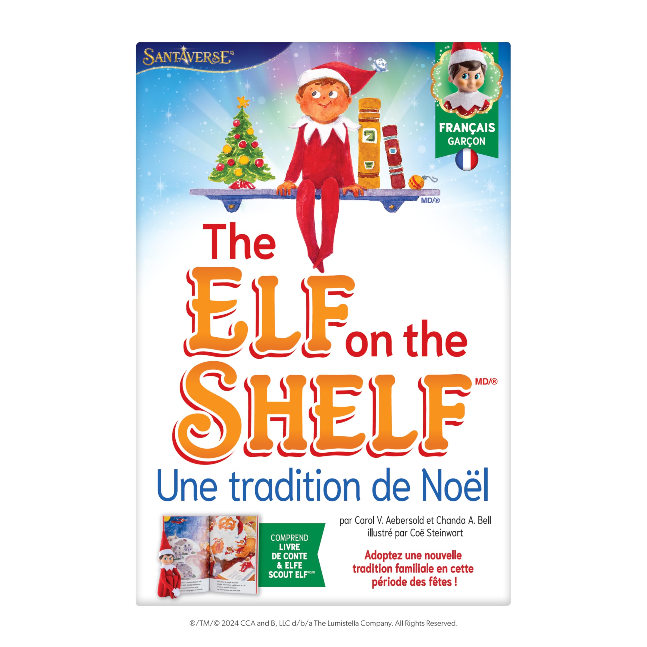 The Elf on the Shelf Weihnachtswichtel-Set, Weihnachtswichtel,Elf on The Shelf Eine Weihnachtstradition,Elfe Streichhölzer,Weihnachtswichtel,Wichtel, EOTBOYLFF3