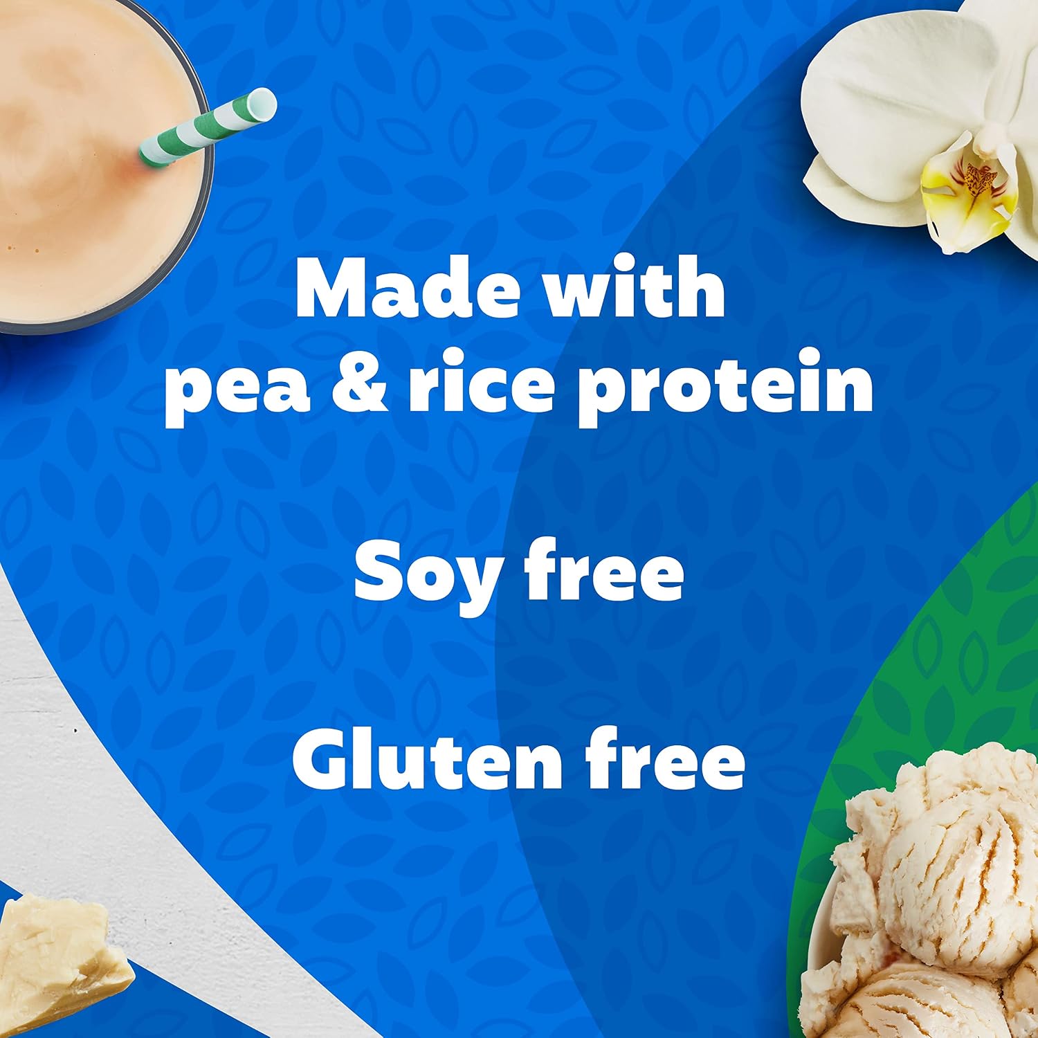 Premier Protein Powder Plant Protein, Vanilla, 25g Plant-Based Protein, 0g Sugar, Gluten Free, No Soy or Dairy Ingredients