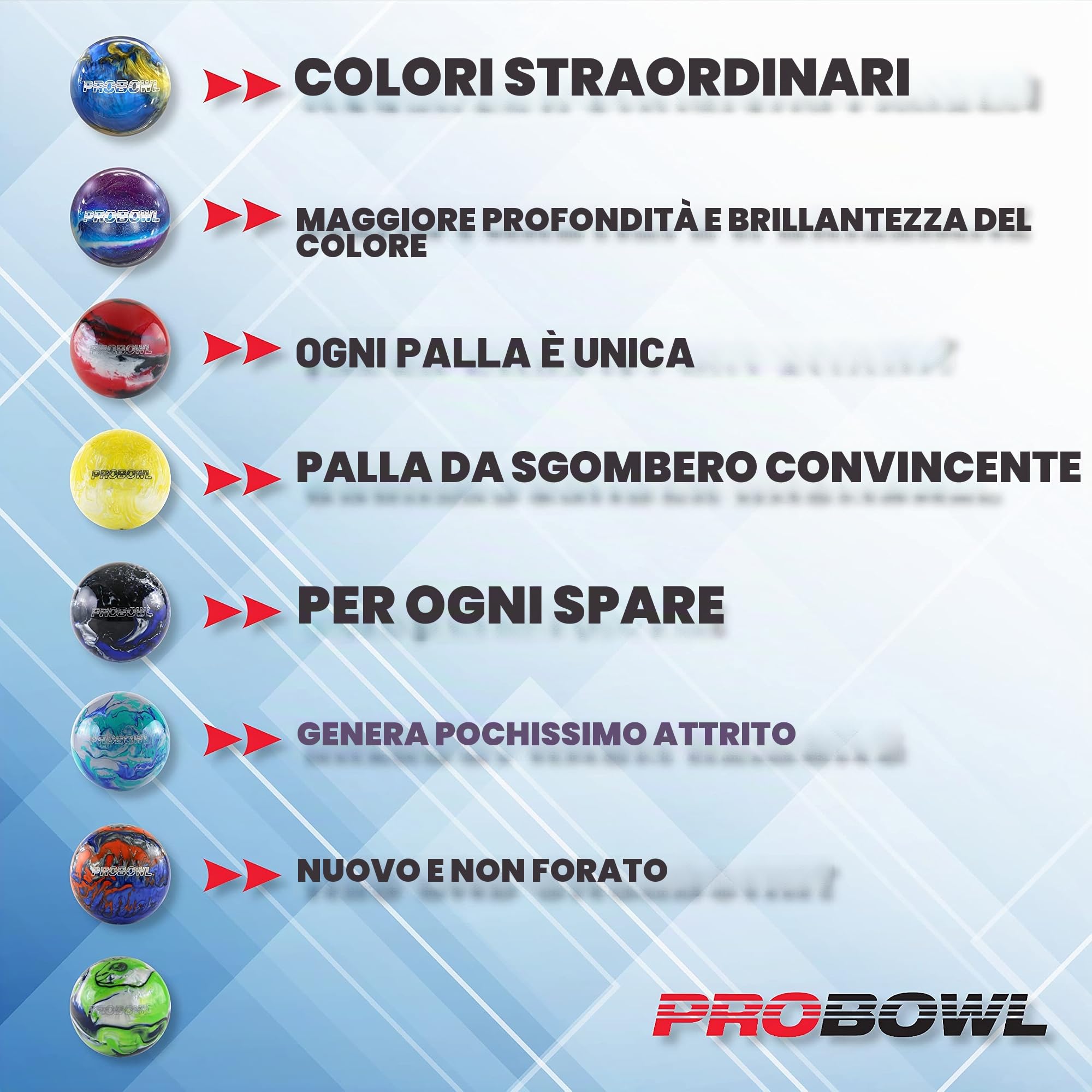 EMAX | Bowling Ball – Pro Bowl Sparball | Palla da bowling in poliestere lucido | Fun Bowling Ball da donna uomo e bambino adulto | palla spaziale