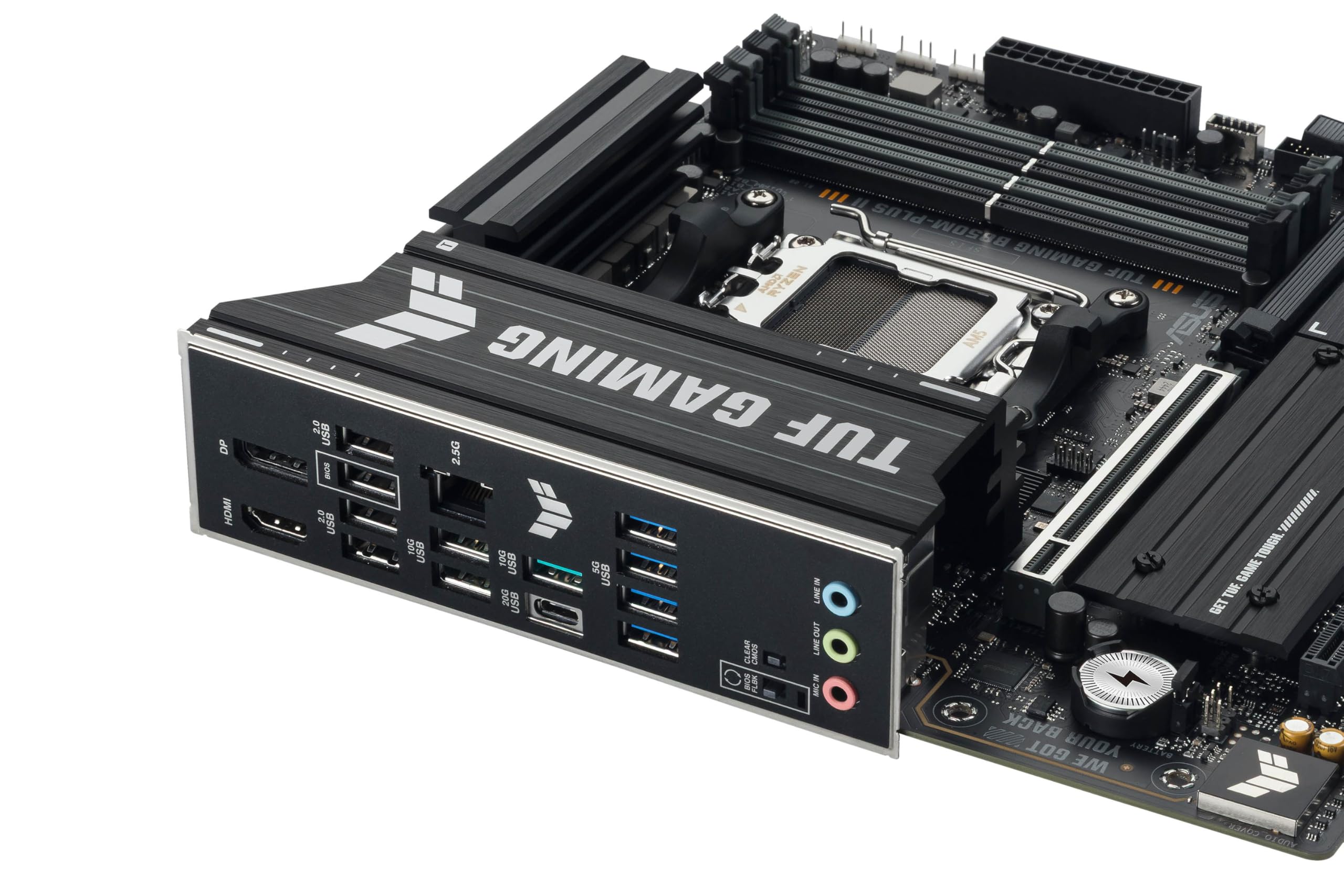 ASUS TUF Gaming B850M-PLUS II - Placa Base AMD AM5 (AMD B850, mATX