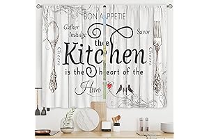 Perfect Kitchen Window Curtains by Riyidecor: A Rustic & Cozy Ambiance