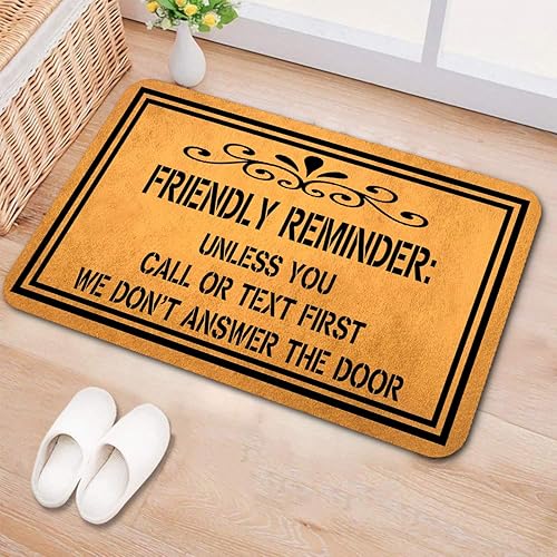 Miniatura 4 de Alfombrillas de bienvenida de Dew Xia para puerta antideslizante para entrada, alfombrilla de goma, alfombra de cocina y alfombrillas de 18.0 in de