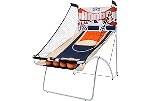 EZ Fold Indoor Pop-Up Basketball Game with LED Scoring and Arcade Sounds