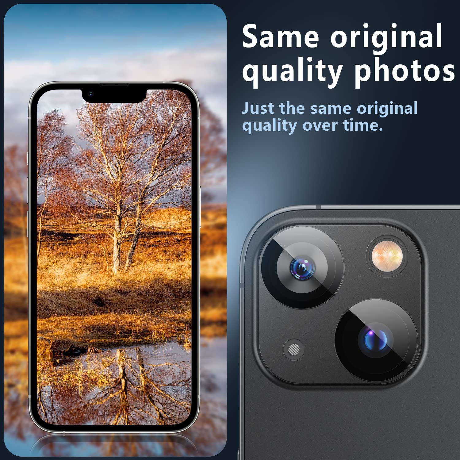 iPhone 13（本体）スターライト、画面とカメラの保護シート付き Amazon.co.jp: Korecase カメラレンズプロテクター iPhone 13