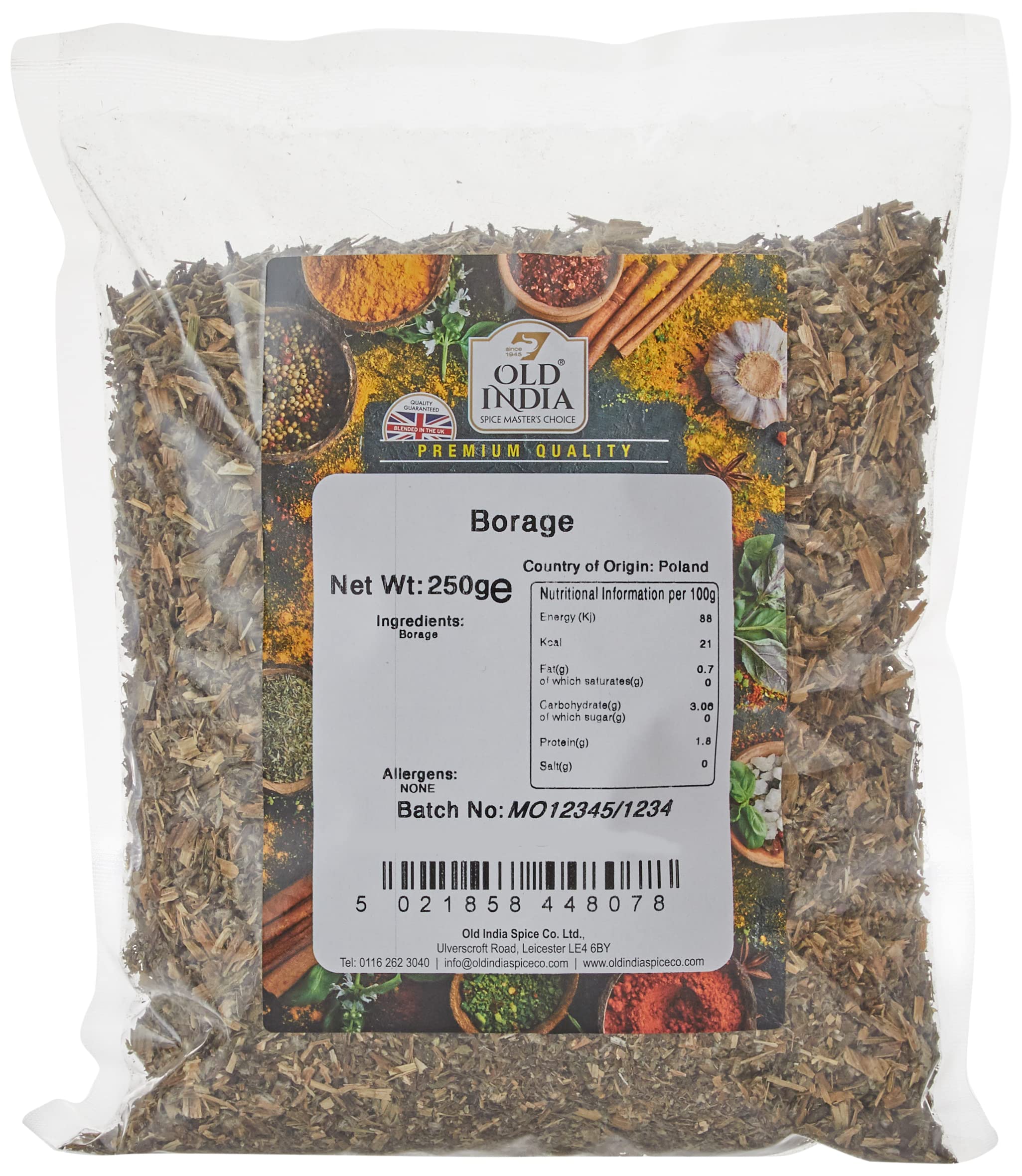 Old India Borage 250g