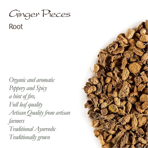 Miniatura 5 de Especia orgánica de raíz de jengibre, condimento de tanacetum partenio, raíz de jengibre, raíz seca de jengibre, raíz de jengibre seco, especias de