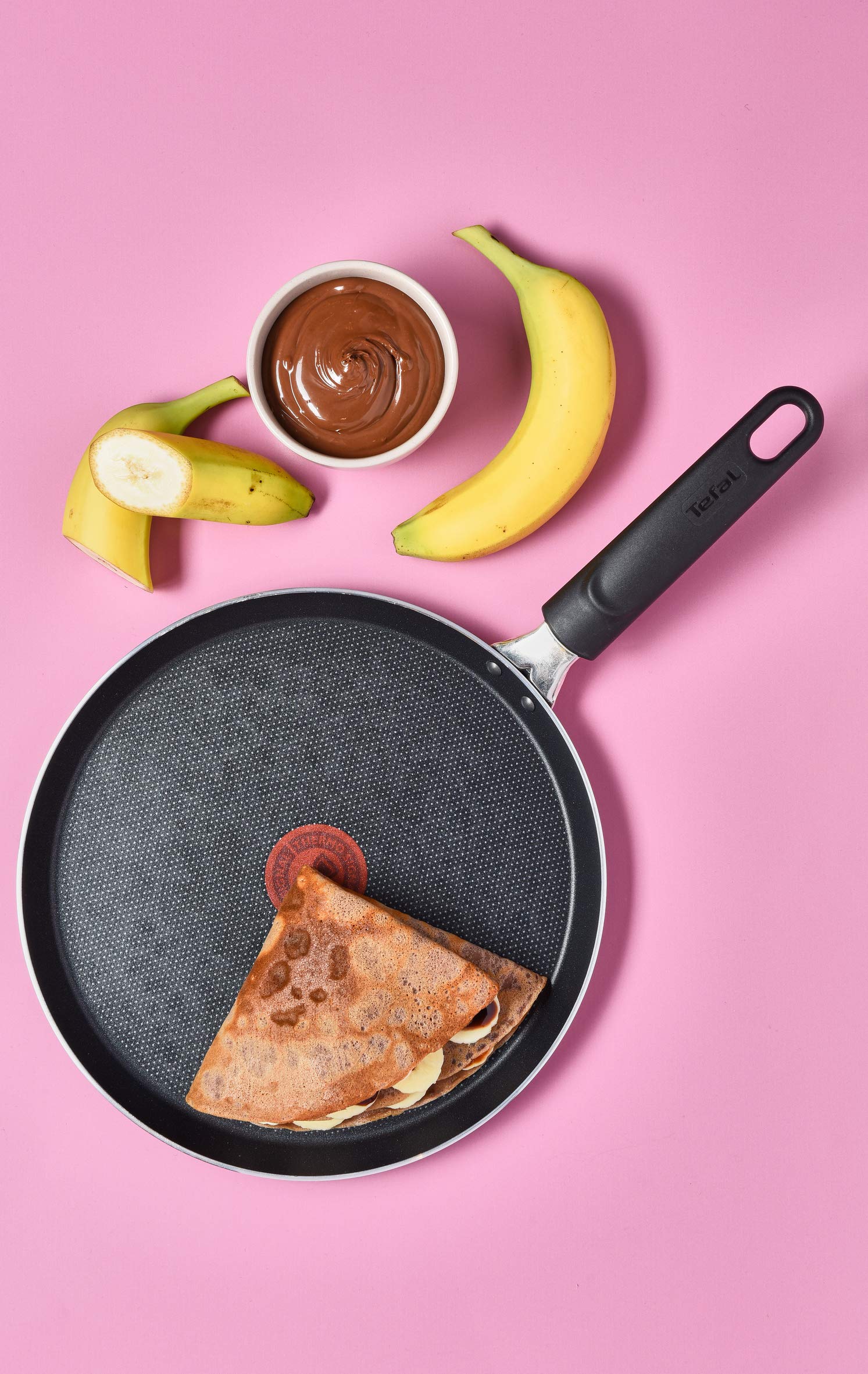 Tefal EASY COOK AND CLEAN - Padella per pancake, 34 cm + splitter per rullo antiaderente compatibile con tutti i fornelli tranne induzione B5549712