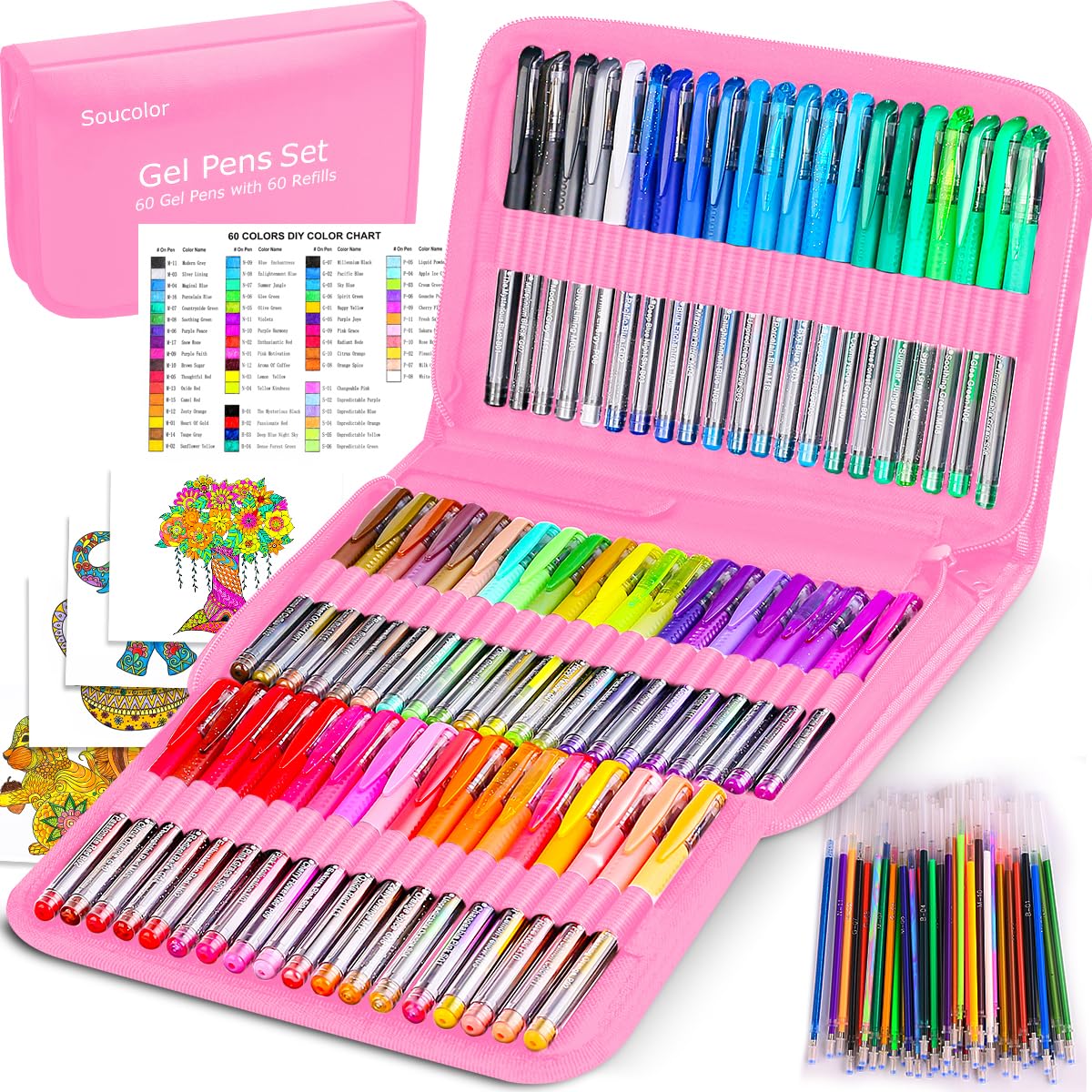 Amazon.com : Soucolor 120 Pack Aesthetic Pastel Gel Pens, Japanese Amazon.com : Soucolor 120 Pack Aesthetic Pastel Gel Pens, Japanese