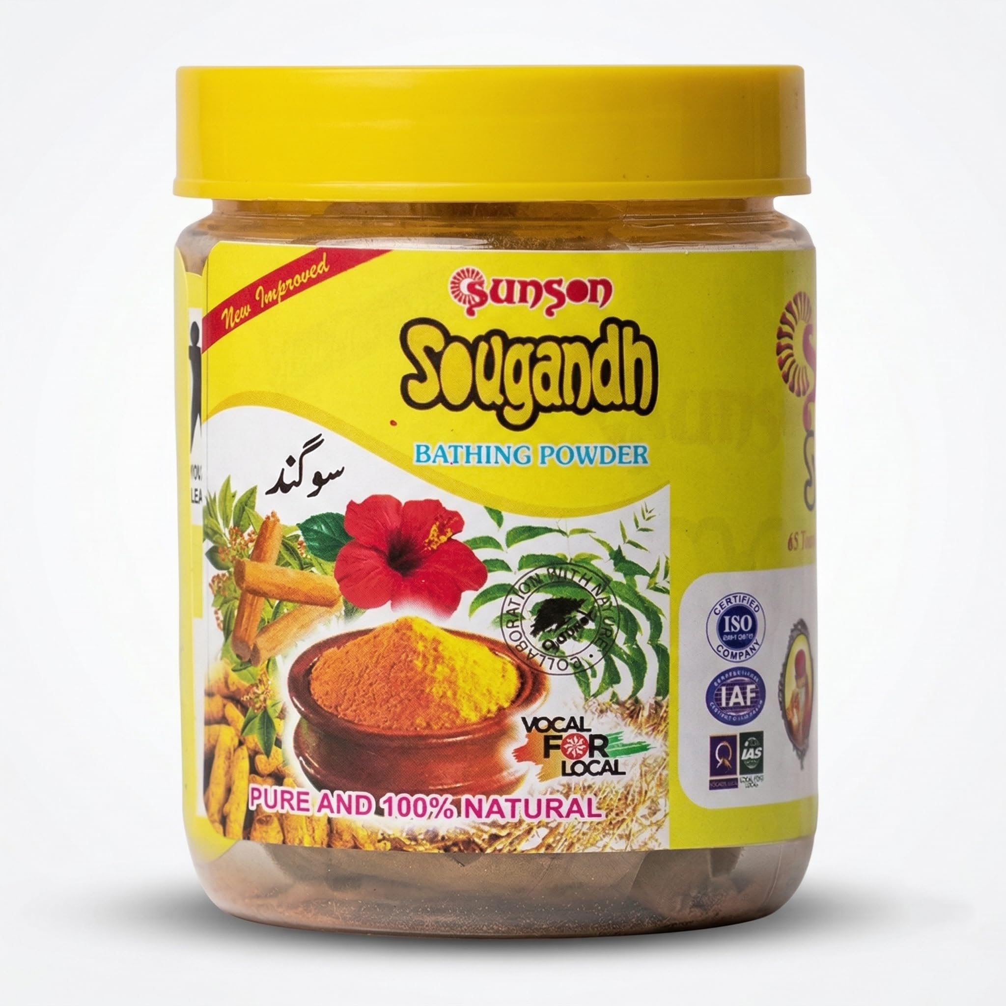 Sunson Sougandh Bathing Powder 50g | Herbal Body Cleanser | 100% Natural Bath Powder with Turmeric & Herbs | Skin Care for Soap Allergy-image-42