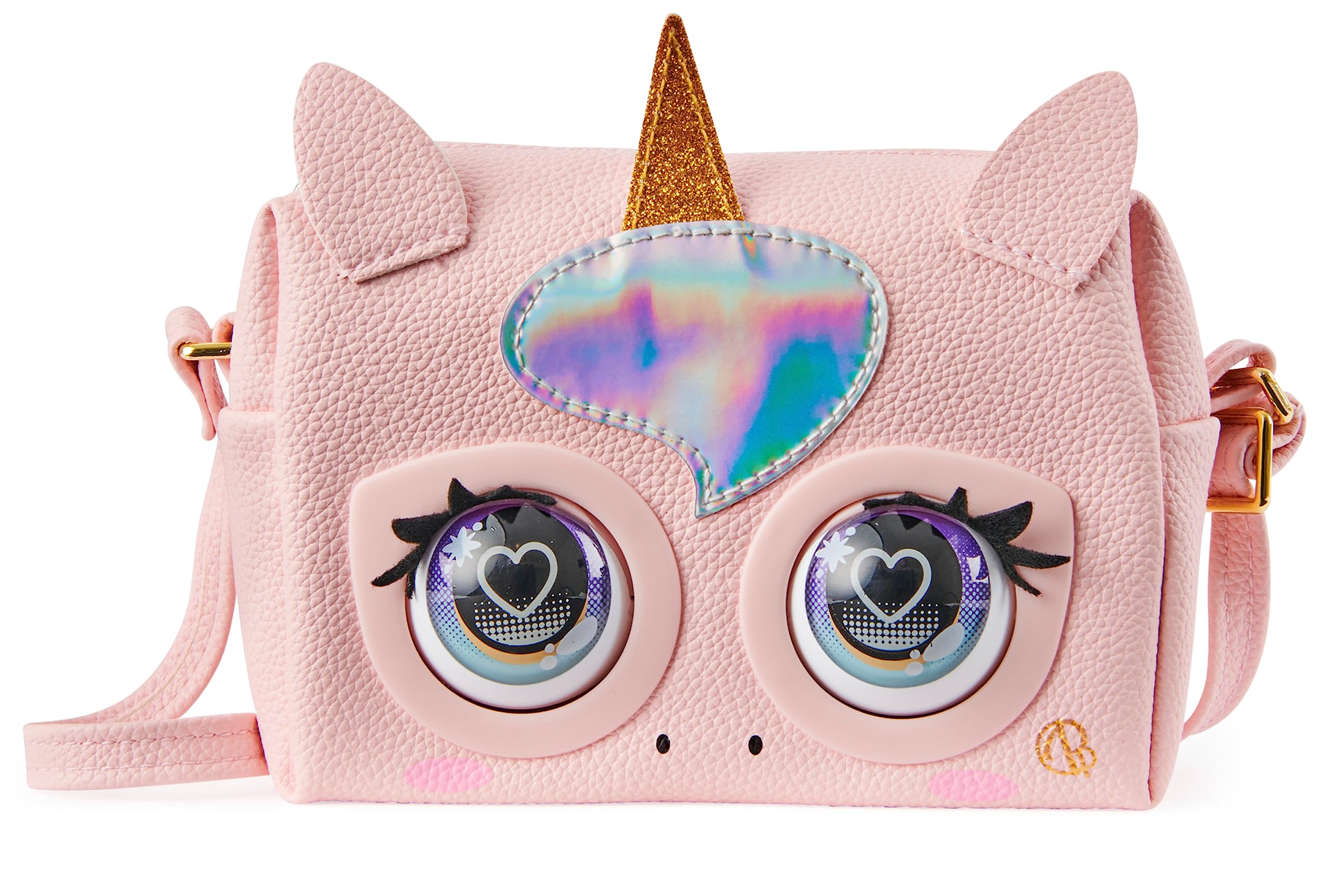 PURSE PETS - BOLSO MASCOTA INTERACTIVA - GLAMICORN UNICORN - Bolso niña y Mascota Interactiva Unicornio Glamicorn con más de 25 Sonidos y Reacciones - 6064255 - 6062241 Juguetes niña 5 años +