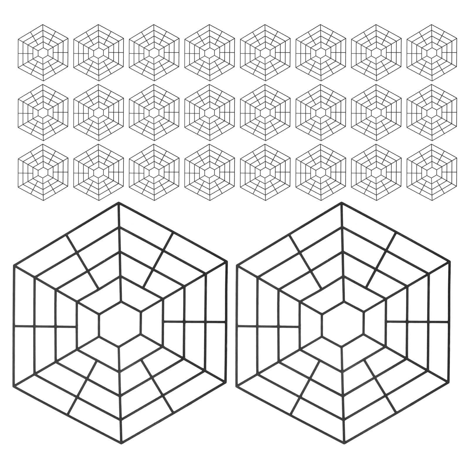 40 Unidades Red Resistente a Aves y Garzas de Protección Hexagonal de Plástico para Estanques y Acuarios Adecuado para Proteger en Exteriores
