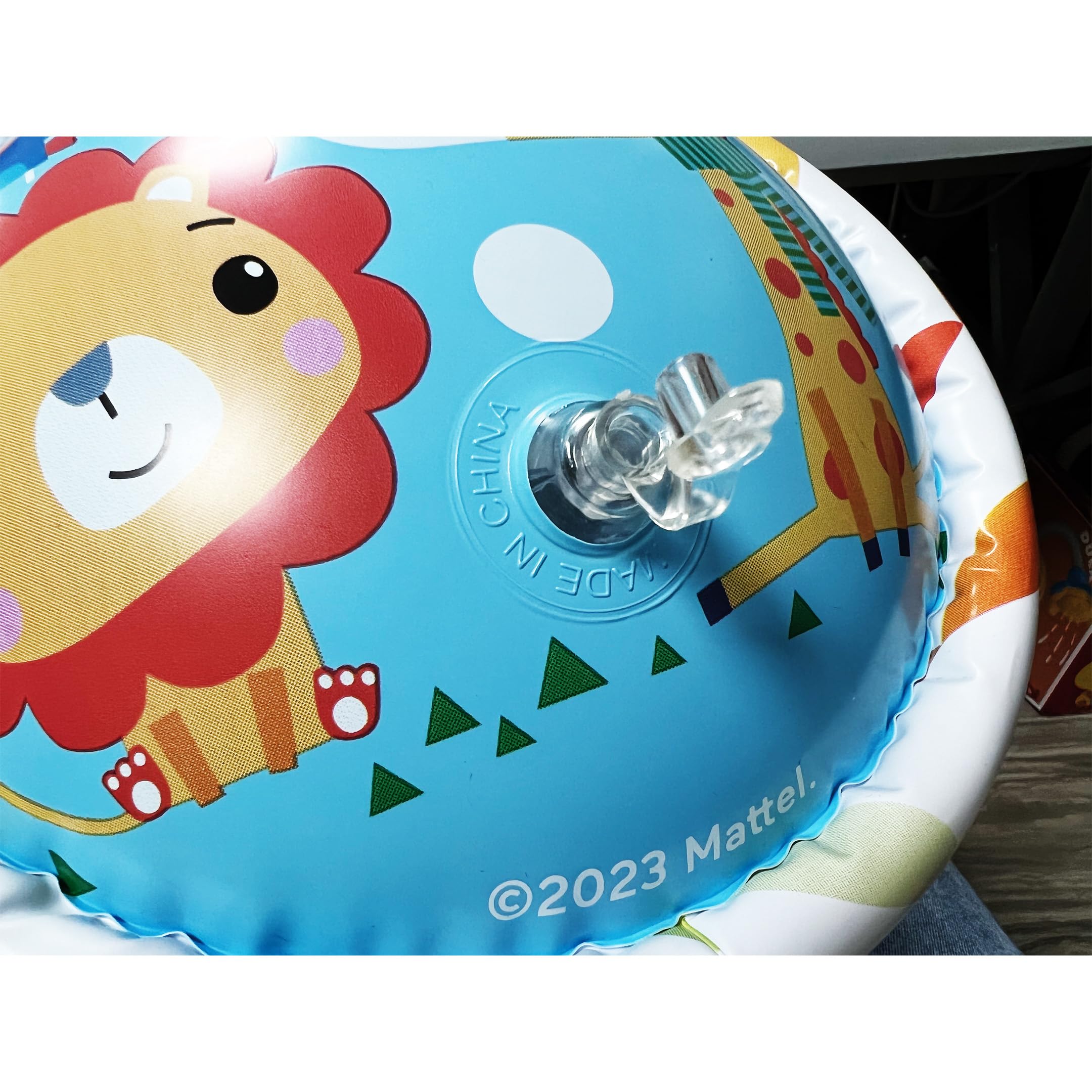 DQB DeQUBE Fisher Price-Baby Roller-Roller Gonfiabile per Neonati-Dimensioni 48 x 44 x 25 cm (Deqube 920D00179)