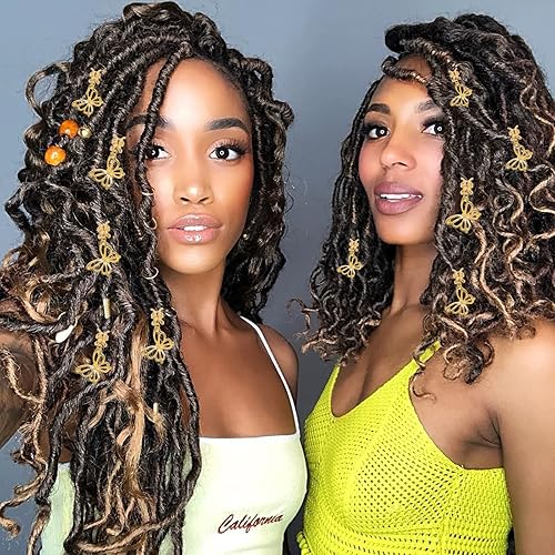 Miniatura 3 de NAISKA 10 piezas de accesorios de mariposa para rastas trenzadas, colgantes de mariposas, abalorios de rasta, clip de cuentas trenzadas, clips,