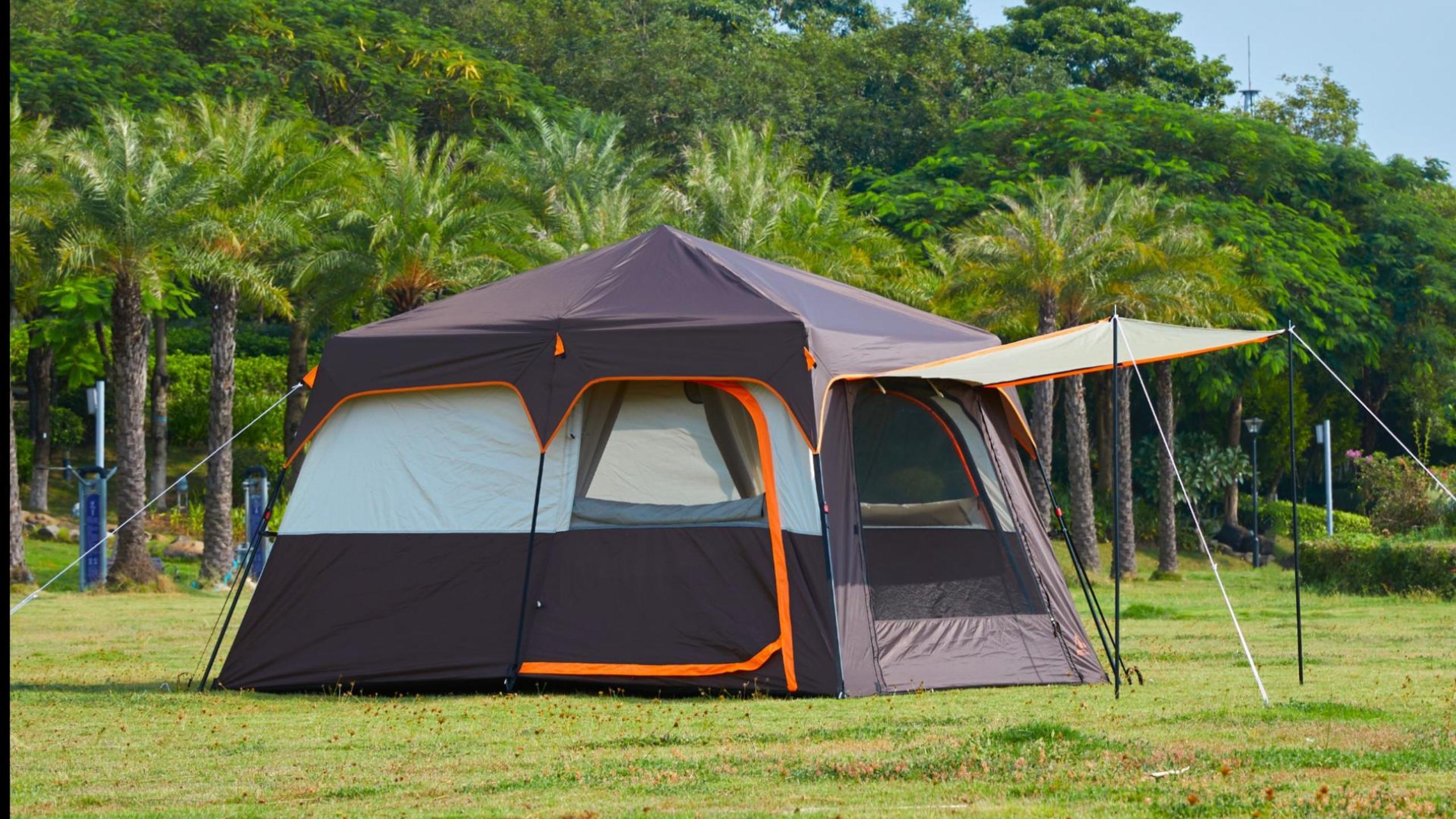 KTT Family Cabin Tent 6-8 Person,Dark Blue