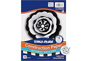 Tru-Ray Construction Paper 12 x 18 Black