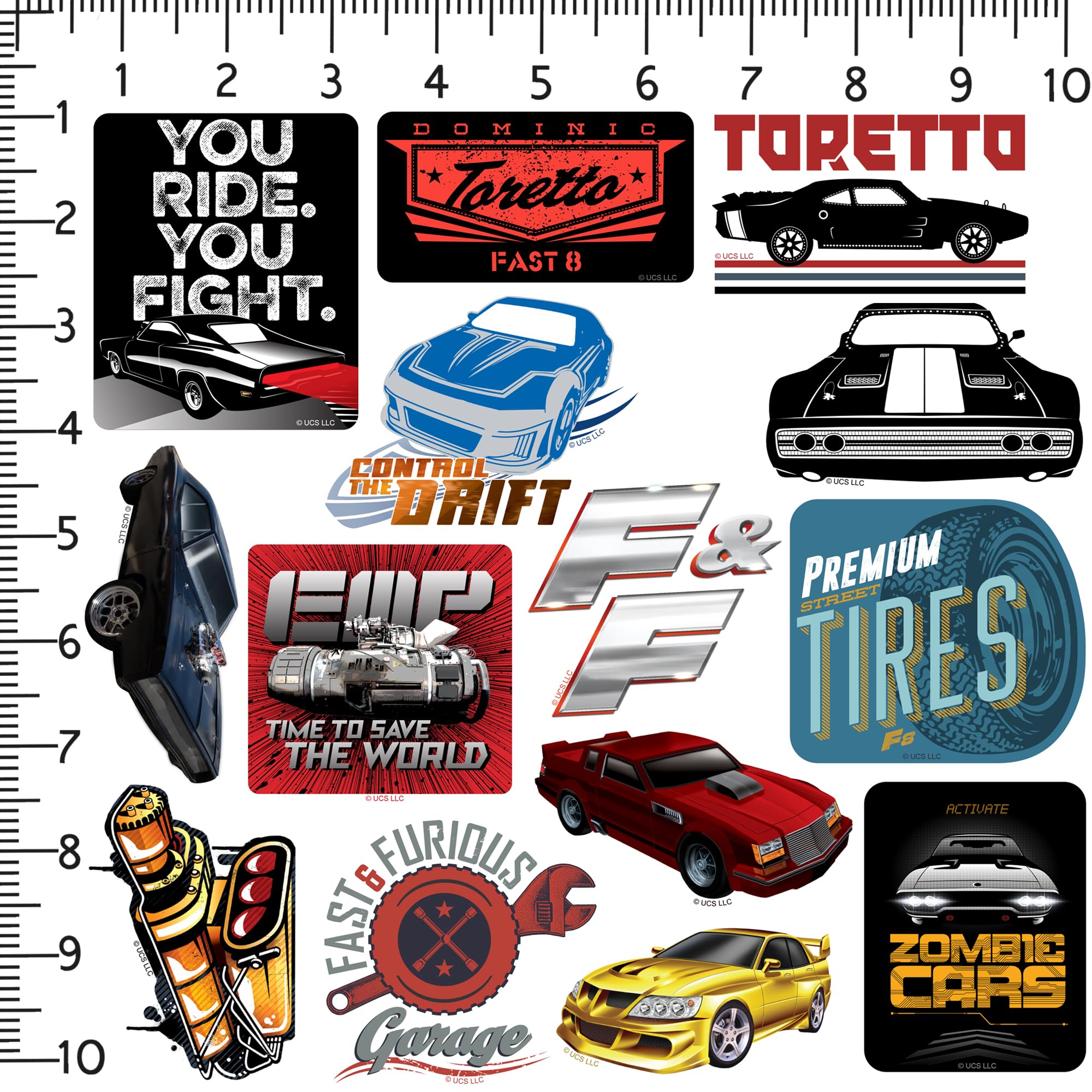 Fa9 Sticker Super Decals Fast Furious Vinyls Sticker Orange Decals Nissan Gtr