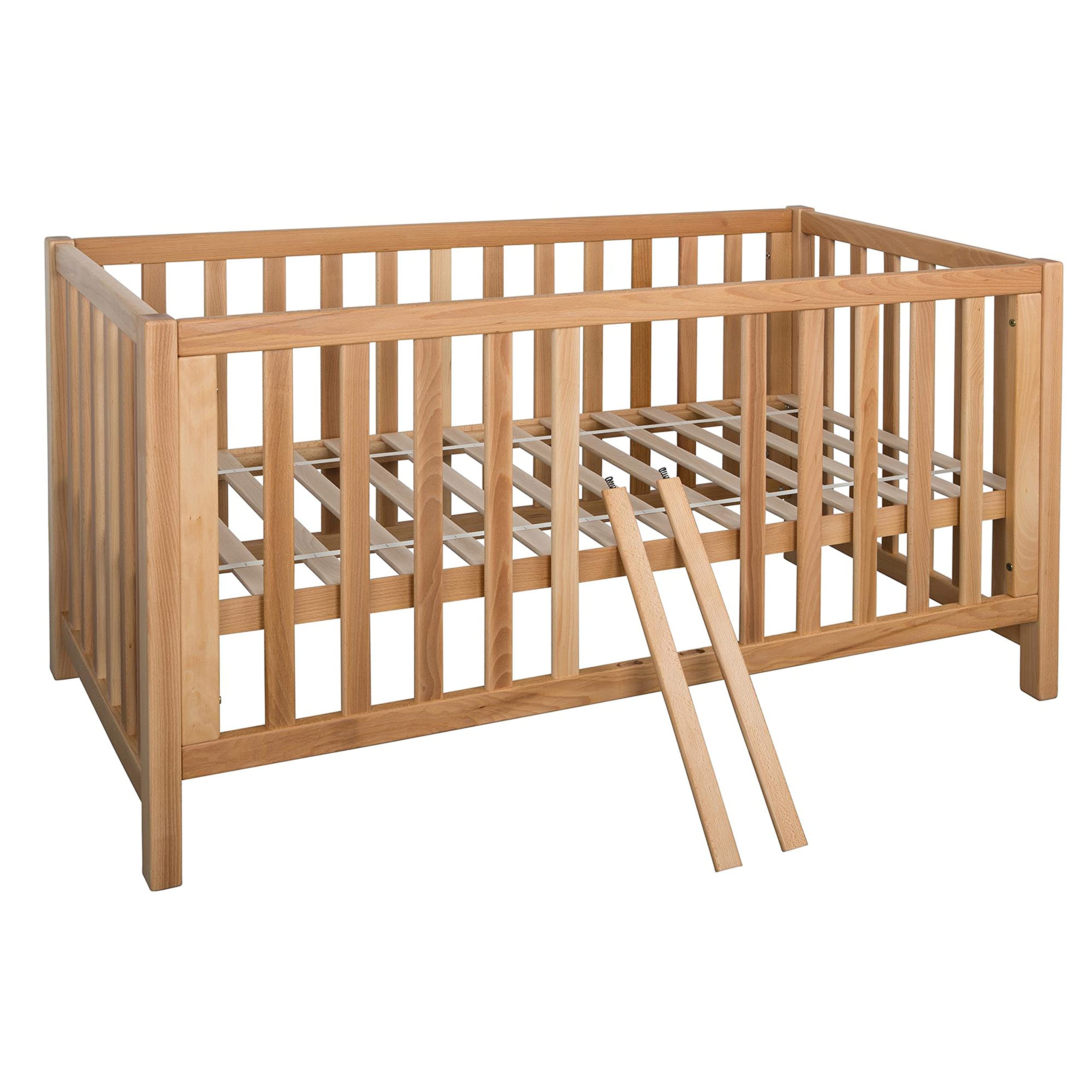Betten-ABC Bubema Babybett Nils Classic (Größe: 70x140 cm; Farbe: Natur geölt)