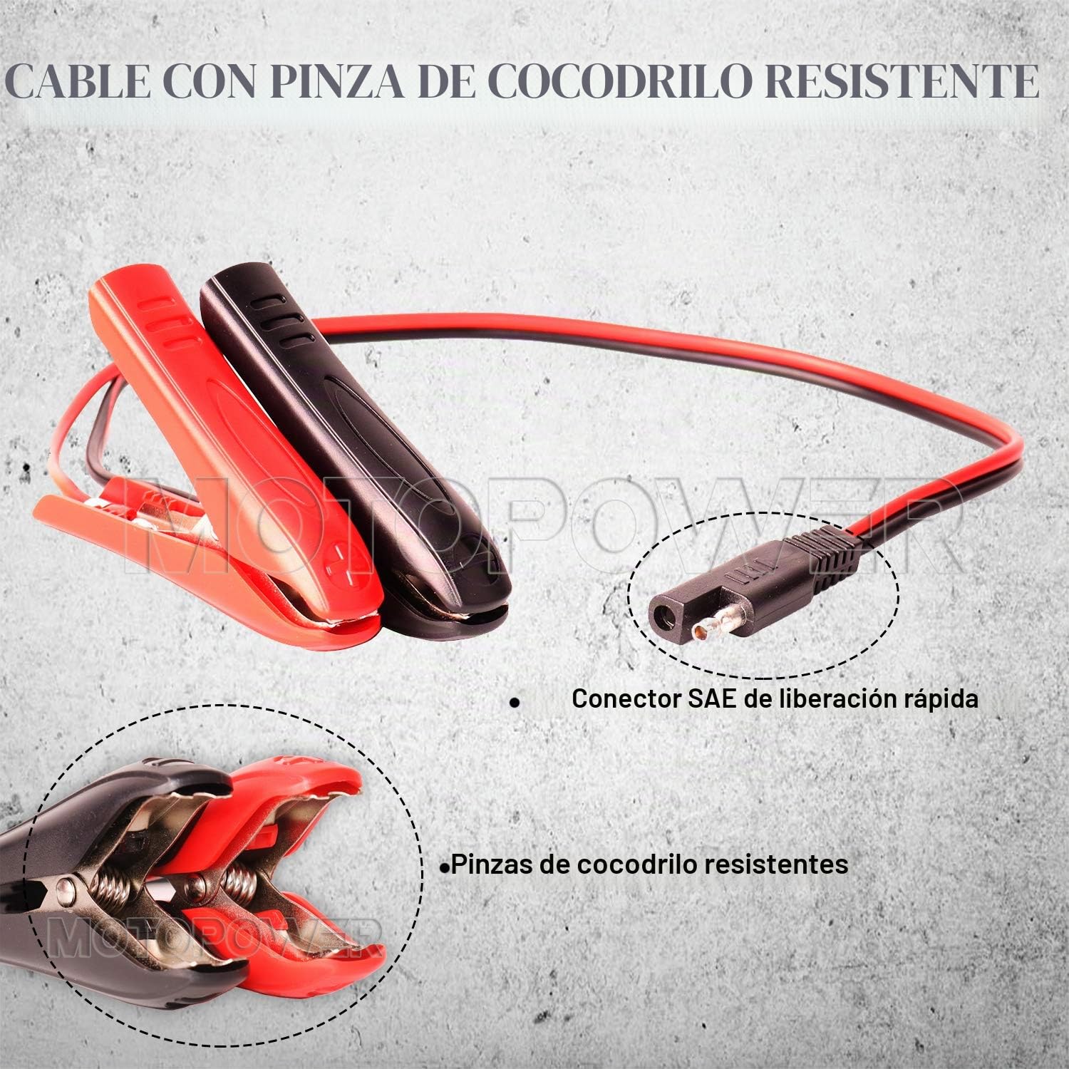 MOTOPOWER MP00207-FR 6V/12V 4AMP Cargador Inteligente Totalmente Automático Maintainer con Modo de Recuperación de la Batería