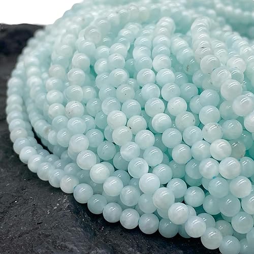 Miniatura 1 de ABCGEMS British Columbia - Cuentas de nefrita oscura (también conocido como jade Canada B.C. - Dureza Mohs 7), energía curativa, fabricación de