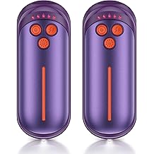 可充电暖手器 2 件装,6000mAh 电动暖手器可充电,2 合 1 便携式暖手器,带 AI 智能芯片,户外、狩猎、家庭露营,适合圣诞节