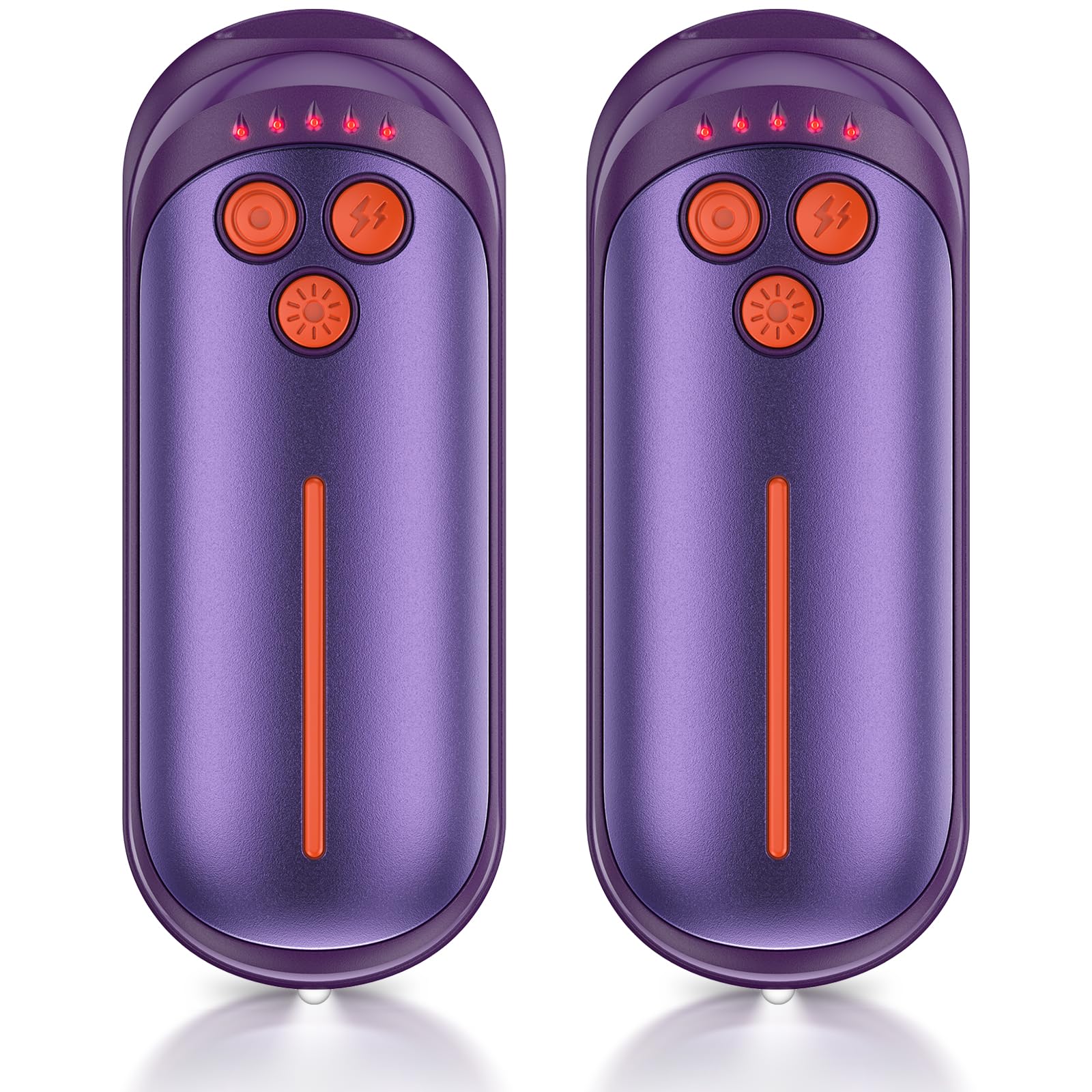 rechargeable hand warmers 2 pack, 6000mah electric hand warmer rechargeable, 2 in 1 portable hand warmers with ai smart chips, outdoor, hunting, camping for family for christmas