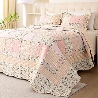 12 Fifty Anniversary Gift Ideas Honoring A Lifetime Of Love 43 Garden Floral Quilt Bedspread King Size,3 Piece Patchwork Pink Quilt Set...