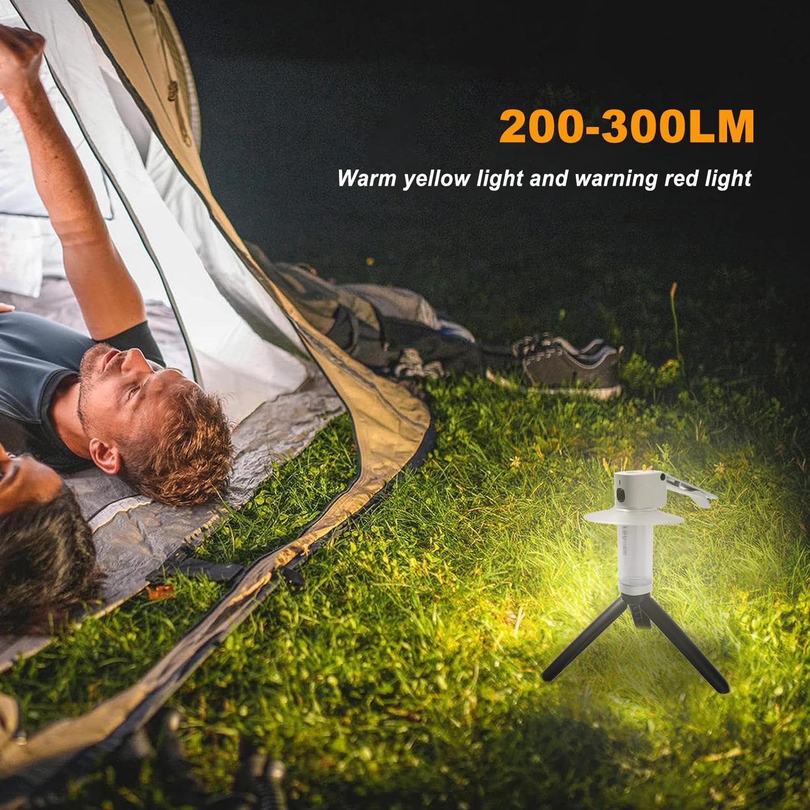 Linternas de Camping Recargables Luz LED Magnética Ajustable 180° con 3 | Lámpara de Viaje de Largo Alcance para Patio Viaje Mochilero Senderismo Escalada Excursión al Aire