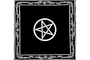 26"x 26" Gothic Wall Tapestry Décor: Mysterious Triple Goddess and Pentagram Tapestry...
