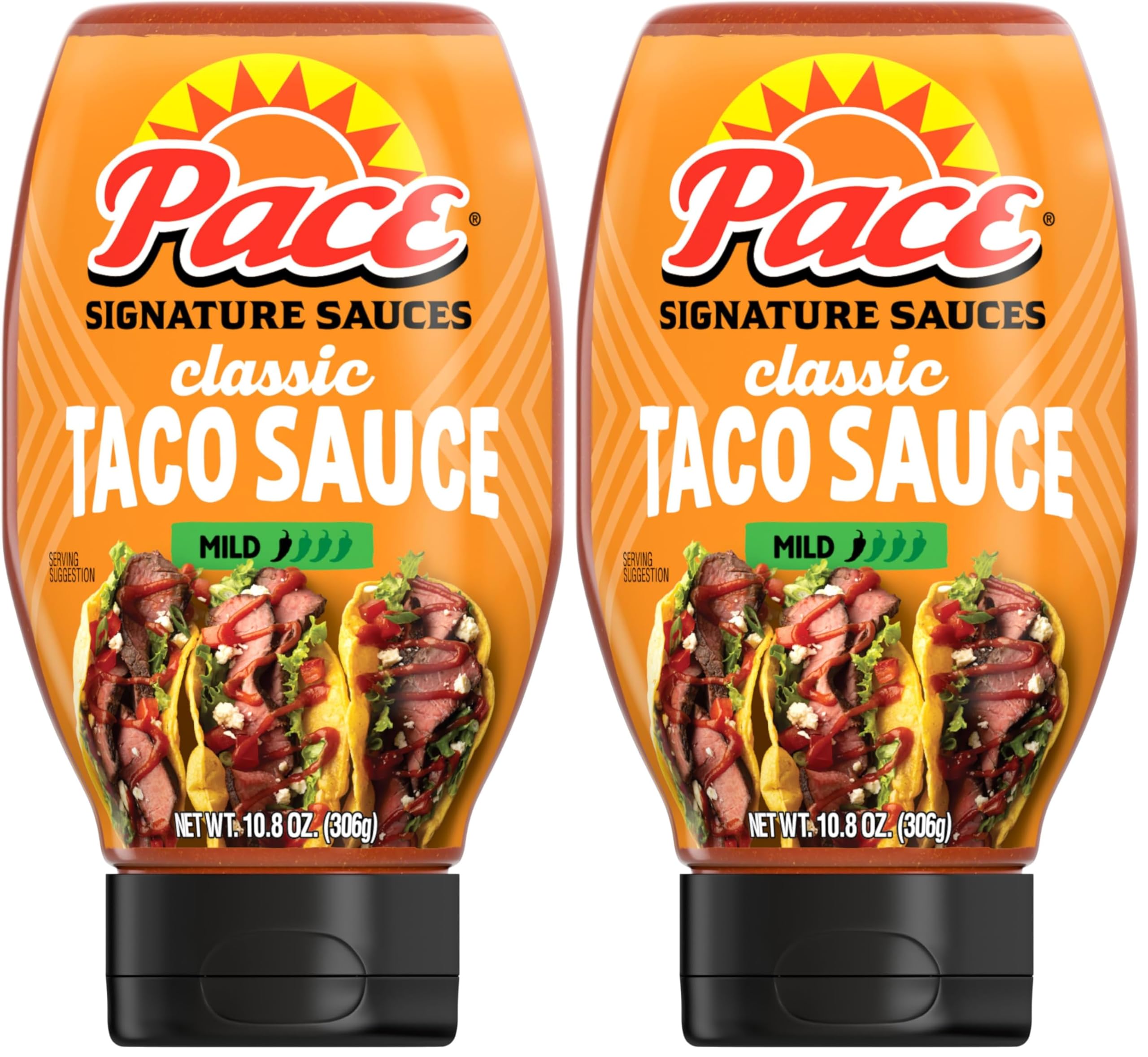 Classic Taco Signature Sauce by Pace – 10.8 Ounce (Pack of 2), Pack of 2, Model 200650029093