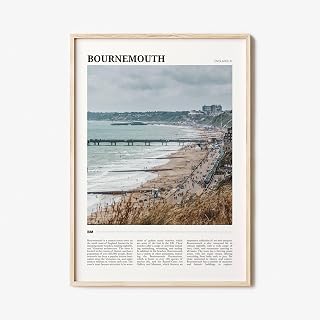 Bournemouth Travel Poster, Bournemouth Wall Art, Bournemouth Poster Print, Bournemouth Photo, Bournemouth Decor, England, UK