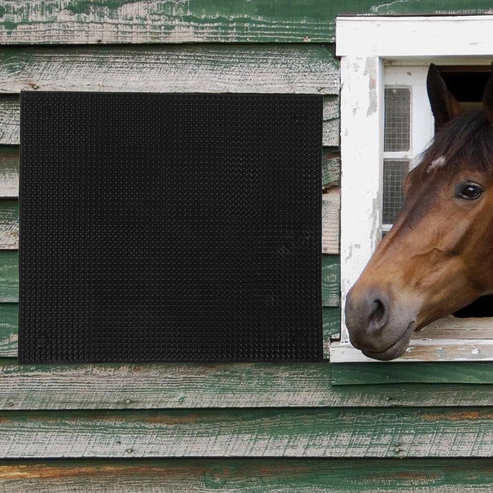 BESPORTBLE Spazzola per Bovini con Tappetino Scratcher per Animali da Fattoria, Postazione per e Mucche - Attrezzatura Ranch per Sollievo dal Prurito