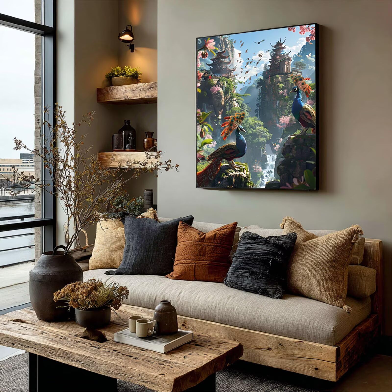 Diamond Painting 100x135cm, Paesaggio Diamond Painting Kit Completo, 5-8176