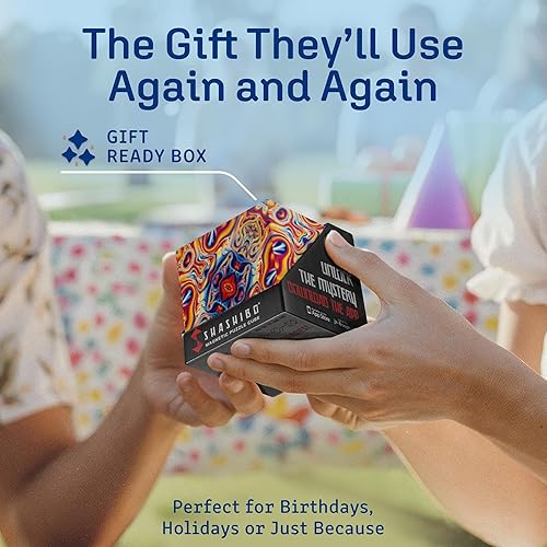 Miniatura 7 de Shashibo - Cubo que cambia de forma, juego para aliviar la ansiedad, con 36 imanes de tierras raras, premiado y patentado, extraordinario cubo