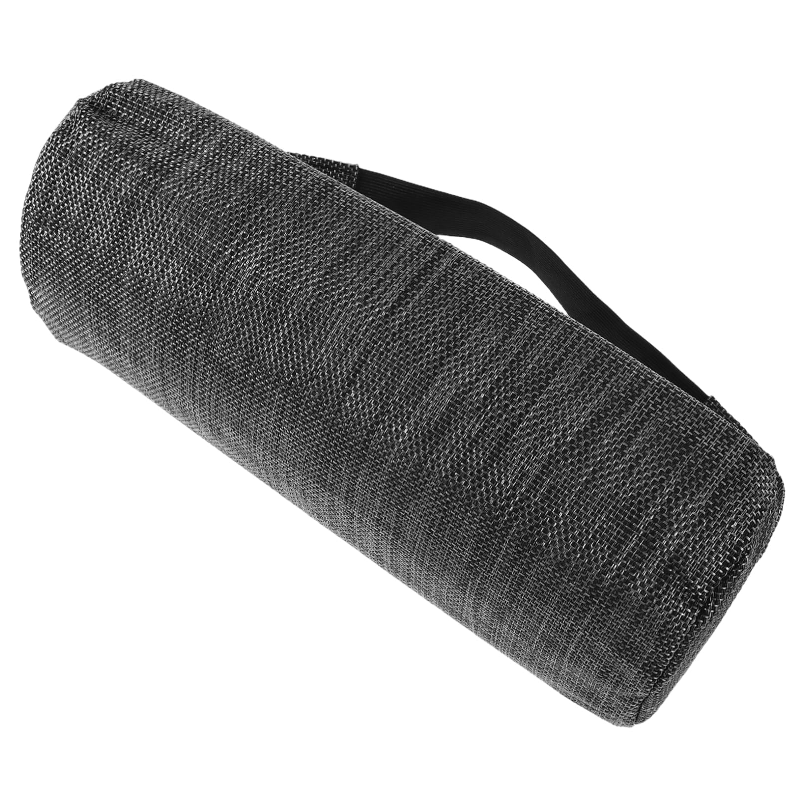 DECOMELODY Almohada Reposacabezas para Sillón Reclinable y Silla Oficina Cojín Ergónomico para Cuello Tela Duradera y Alta Elasticidad Exterior Tumbonas y Camping Color Negro Gris