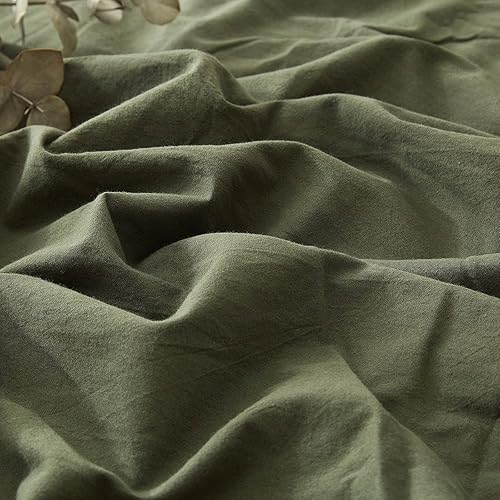 Miniatura 9 de AMWAN - Juego de funda de edredón color rojo vino 100% algodón de punto jersey, estilo simple, funda de edredón de lujo color burdeos con 2 fundas