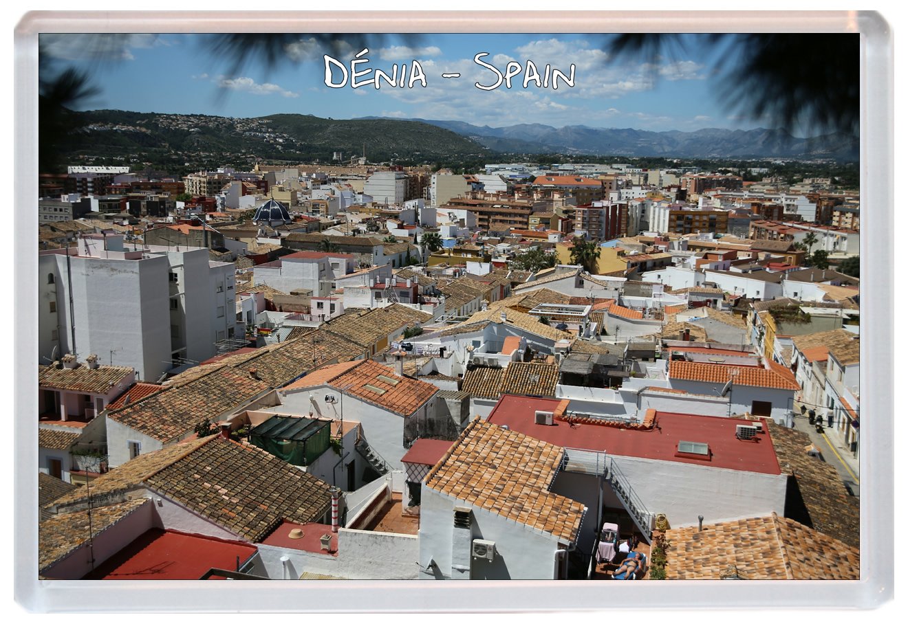 Baked Bean Store Denia - Spain - Costa Blanca - Jumbo Fridge Magnet Id191